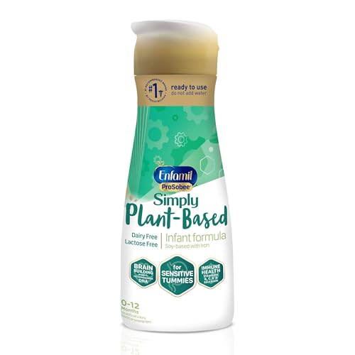Enfamil Prosobee Plant based Baby Formula, for Sensitive Tummies, Soy-based Plant Sourced Protein, Vitamins for Immune Support, Lactose-free, Milk...
