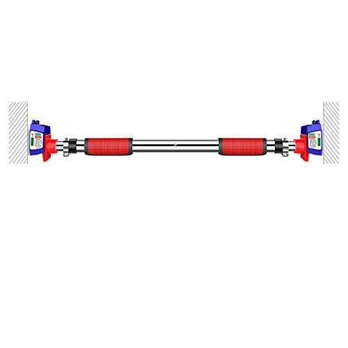 Klimmzugstangen Fitness-Reckstange aus Stahl, sichere und rutschfeste Wand-Klimmzug-Trainingsstange, 93–126 cm, Belastung 250 kg