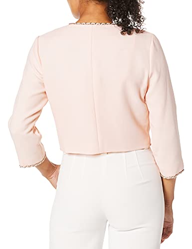 KARL LAGERFELD Women's Tweed Jacket with Chain Detail2