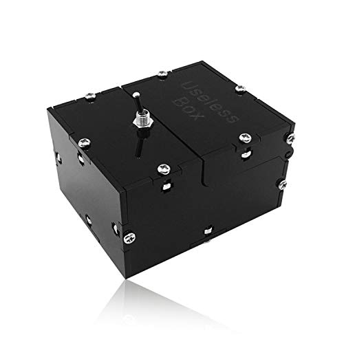 Fully Asembled Edition Useless Box Turns Itself Off Box Leave Me Alone Machine Surprise for Adults and Children Birthday and Party
