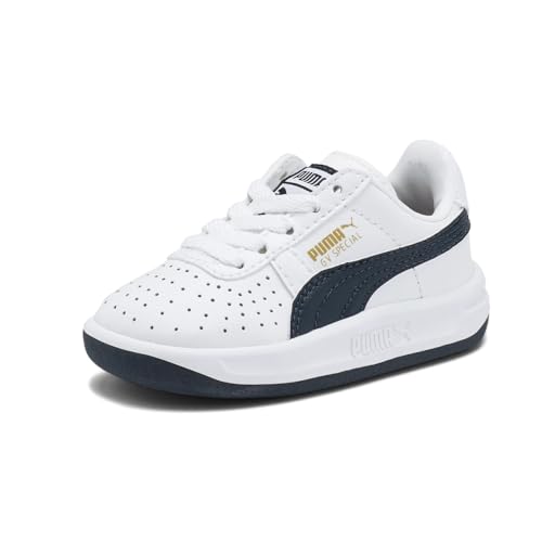 PUMA PUMA unisex baby Gv Special Sneaker, White/Peacoat, 10 Toddler US