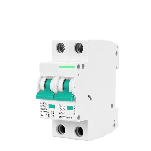 Mini disjoncteur solaire 2P DC 1000V interrupteur batterie photovoltaïque 16A