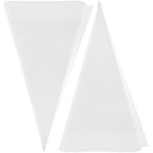 100pcs White Ldpe Mortar Grout Bag with Heat-sealed Seams for Cement Grout and Concrete Applicator 16 Inch Tile Masonry Bag Suitable for Piping Projects and Tile Joints