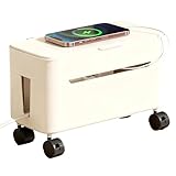 Streamlined Cable Storage: Featuring thoughtful partitions, this cable management box keeps data cables categorized and accessible, provides a tidy work environment that enhances efficiency while handling multiple devices or complete important assignments