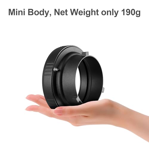 Image of FOMITO Bowens Mount Adapter Ring, Speedring Converter for Studio Flash Strobes, Softboxes, Reflectors, Beauty Dishes and Light Modifiers, Durable Metal Construction (SN-18)