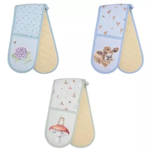 Manique double abeille gant de cuisine isolant Wrendale Designs - 8
