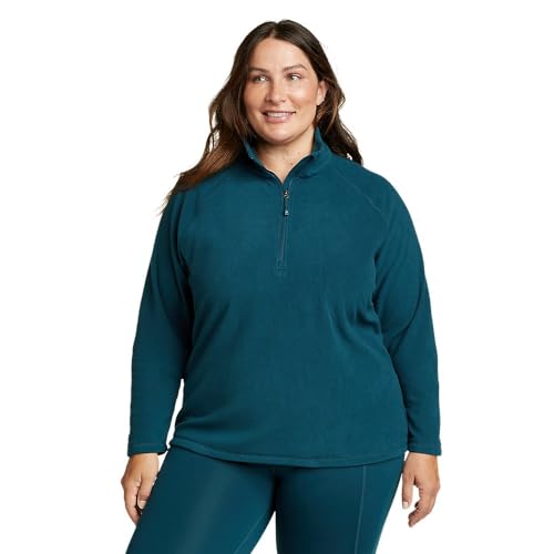 Eddie Bauer Women's Quest 1/4 Zip Solid-Plus