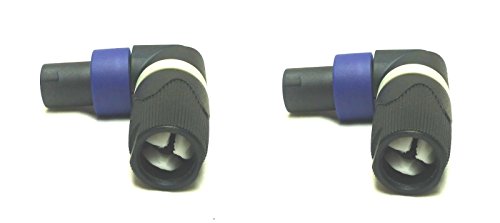 Adaptador Conector SpeakON NL4 Macho 2 Pzas Ángulo Recto miniatura 1
