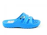  Fashy Schuhe Kinder Badelatschen Badepantoletten Ultraleicht 7541, Größe:33;Farbe:Blau