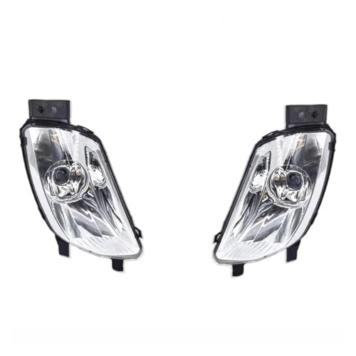Faros antiniebla para automóvil con cubierta de cristal para Peugeot 408