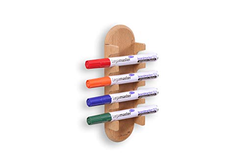 Support magnétique Legamaster en bois pour marqueurs et crayons