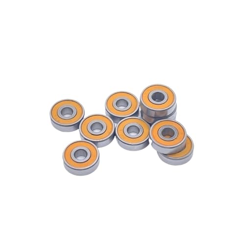 Roulement à billes 695-2RS ABEC-7 haut de gamme orange 5x13x4mm