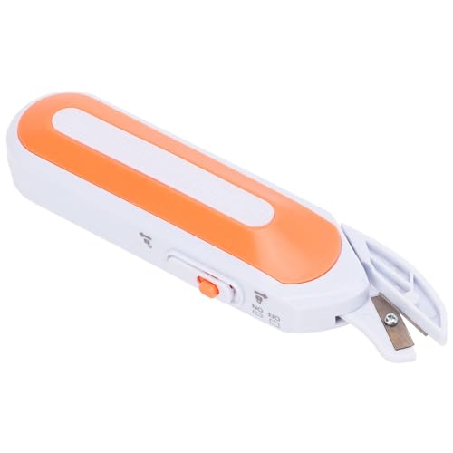 Ciseaux électriques pour Tissu, Coupe-Carton Rechargeable, Ciseaux de Couture électriques pour Travaux Manuels, Couture, Carton, Tapis et Scrapbooking Yellow