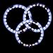 PEHHAH Led Juggling Rings Rechargeable Light Up Juggling Rings Multiple Colors with Charger Set of 3