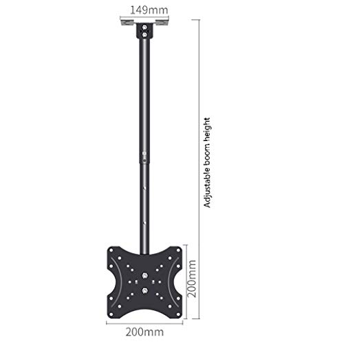 Support TV multifonctionnel orientable pour installation au plafond