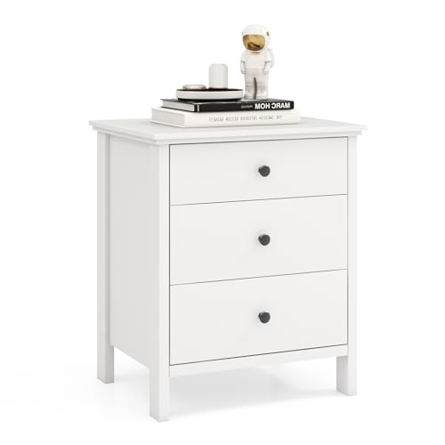 Giantex Retro 3-Drawer Nightstand