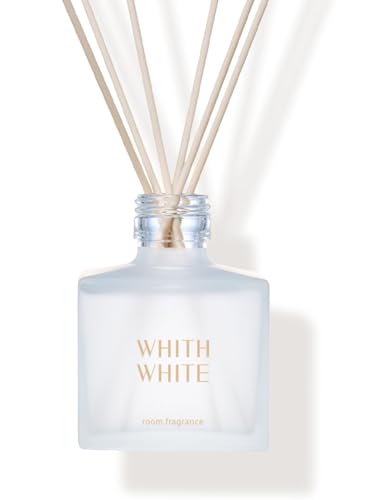 [ 大切な方へのギフトにも ] フィスホワイト ルームフレグランス アクセサリ 200ml 約2.5ヶ月分 リードディフューザー 芳香剤 リードディフューザースティック付き (ホワイト ラベンダー)の商品画像（Amazon）