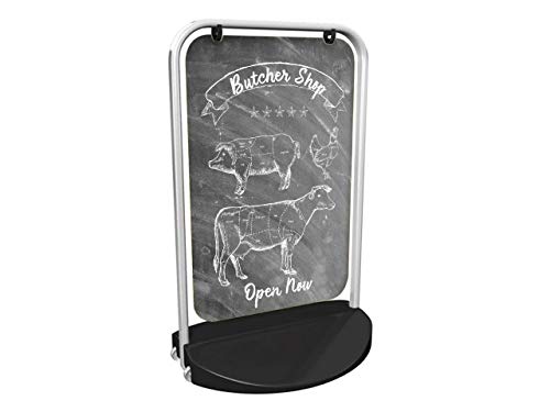 Butcher Shop Swinger 3000 Pavement Sign MEGA Listing Outdoor Street Advertising Display…