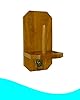 GACCO BILLIARDS Wall Mounted Cone Chalk Holder, Pool Table Accessory, Solid Wood Hand Chalk Holder Finish in Classic Oak, Traditional Mahogany & Black. Not Included Cone Chalk (Classic Oak) #1