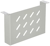 DIGITUS Fachboden - 1HE - 10-Zoll (254 mm) - Für Netzwerk-Schrank - 150 mm Tief - Perforiertes Stahl-Blech - Grau (Packung mit 2) – Ansicht 4