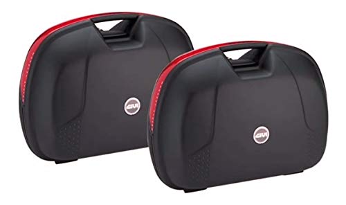 Givi Bau Bauleto Lateral 40L E360NPACK2 Monokey (PAR) - Baú Esportivo para Motocicleta - Com Tecnologia USB - 40L, 10kg, 423x280x567mm - Chave de Travamento Resistente