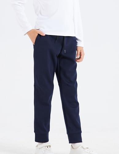 DANI CHINS Boys' Casual Sweatpants Pull On Drawstring Jogger Pants with Pockets2