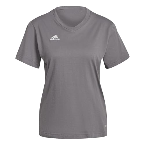 adidas Damen Entrada 22 Tee, Team Grey Four, XL