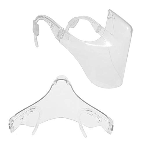 gazechimp Máscara Facial de Proteção Facial de Proteção Transparente com Expressão Visível - 5 unida
