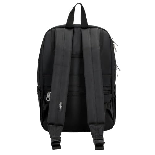 Pepe Jeans Unisex. 7012142 Mochila Ancor 2C Negro (Osfa), Casual, PoliéSter - 3