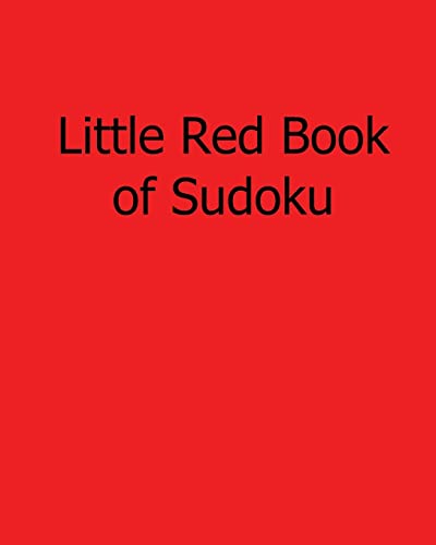 Little Red Book of Sudoku: 80 Easy to Read, Large Print Sudoku Puzzles