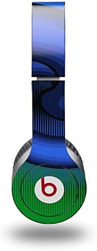 Skin Decal Wrap Works with Original Beats Solo HD Headphones Alecias Swirl 01 Blue Skin Only (Headphones NOT Included)
