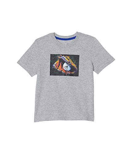 T-shirt adidas garçon 2T gris idéal pour les journées de jeux au parc