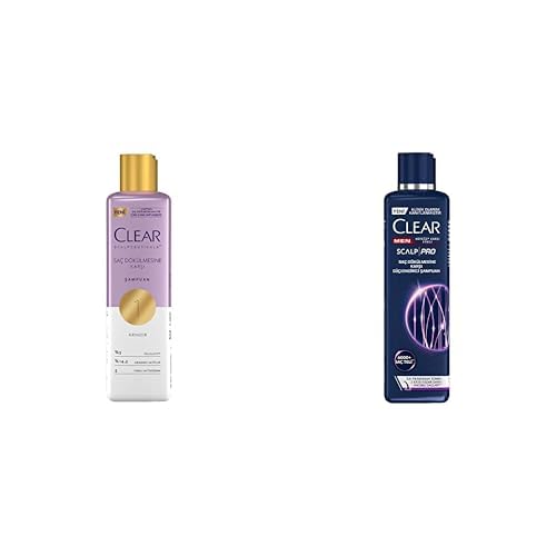 Clear Scalpceuticals Saç Bakım Şampuanı Saç Dökülmesine Karşı 300 ml ve Clear Men Scalp Pro Güçlendirici Şampuan Saç Dökülmesine ve Kepeğe Karşı Etkili 300 ml