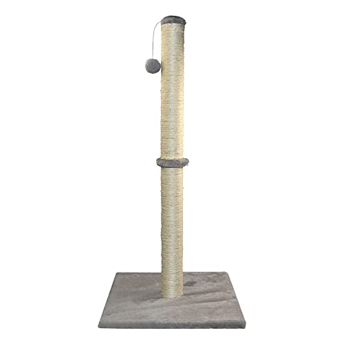 Unibos Cat Scratching Post Cat Activity Centre Kitty Climbing Tree Tall Scratching Posts for Adult Cats Vertical Full Cat Scratcher with Natural Sisal Rope Hanging Ball and Carpet Covered Heavy Base Unibos Cat Scratching Post Cat Activity Centre Kitty Climbing Tree Tall Scratching Posts for Adult Cats Vertical Full Cat Scratcher with Natural Sisal Rope Hanging Ball and Carpet Covered Heavy Base