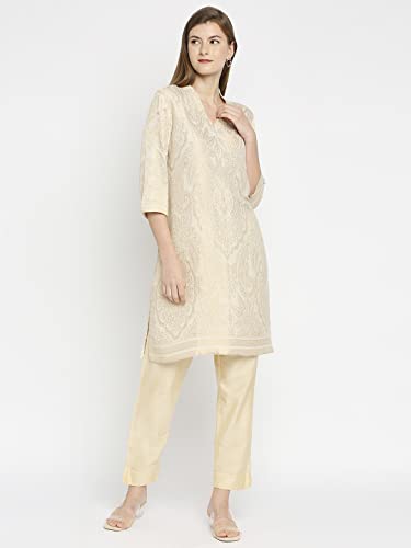 Image of CLOTH HAUS INDIA Brocade Tapestry Design Kurti for Women