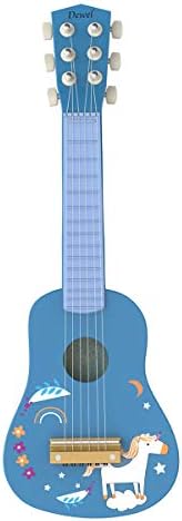 DEWEL Kids Ukulele Toy Guitar for Toddlers, Baby Kids Cute Guitar Rhyme Developmental Musical Instrument Educational Toy