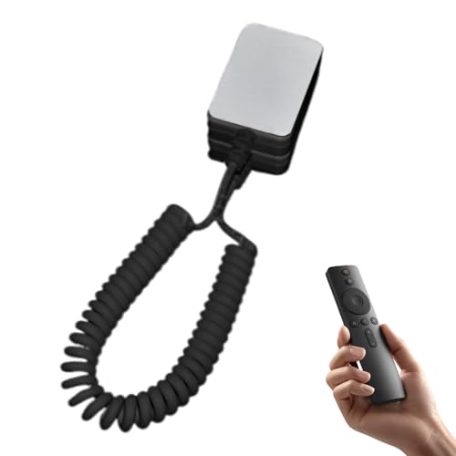 Tanxemery Spring Phone Strap, Phone Anti-Theft Lanyard - Remote Control Anti-Lost Rope, Quick Adsorption, Anti-Theft Chain for Tablet Remote Control, black, Siehe Beschreibung