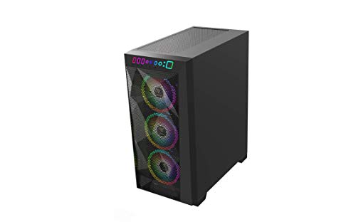 GAMDIAS Gabinete Gamer Athena M1 RGB Sem Fans, ATHENA M1 ELITE