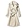 Vancavoo Trench Coat Femme Manteau Printemps Long Veste Blouson Classique Double Boutonnage Blazer Manteau Jacket Coat Automne Hiver Outwear,Beige,S