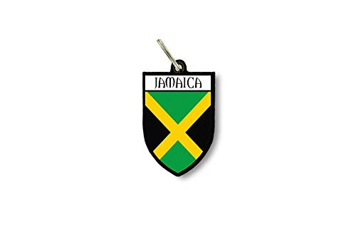 Porte cles clefs cle Drapeau Collection Ville Blason Jamaique jamaiquain