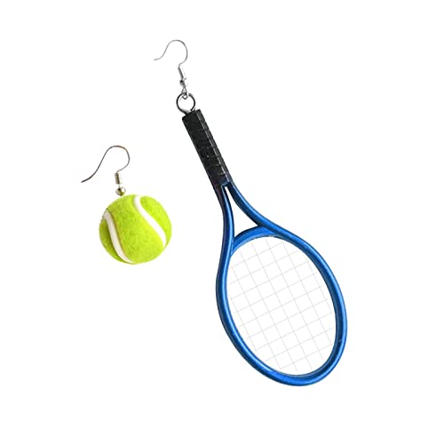 Boucles d'oreilles 925 asymétriques et originales pour femme à motif sport de Pâques