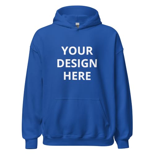 Image of Maydear Custom Hoodie Unisex Pullover Sweatshirt | Personalized with Photo, Logo or Text, For Men & Women