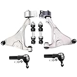 SCITOO 6pcs Front Suspension Kit Lower Control Arm And Ball Joint Outer Tie Rod End Sway Bar End Link Replacement for 2006-2011 for Buick Lucerne for Cadillac DTS