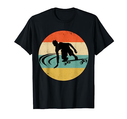 Skateboard Vintage Skate Retro Love Skateboarding Idea de regalo Camiseta