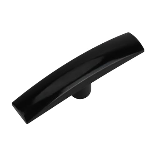 Image of Black Aluminum RV T Handle Dump Waste Valve Handle Replacement | Universal Size, aluminum upgrade waste handle, fits 1.5 /2 /3 inch dump gates, gray & black tank valves