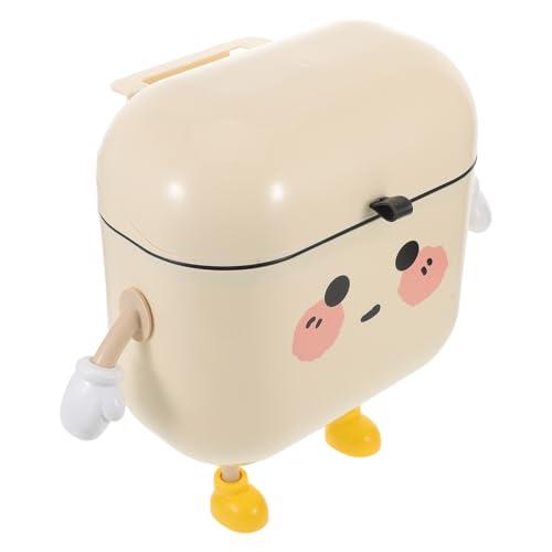 Caneca de Basura de Pared con Tapa 9 L Plástico Impermeable