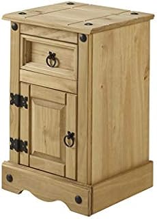 Mercers Furniture COR109 Corona 3 Drawer Bedside - Brown