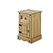 Produktbild Mercers Furniture Corona Schmal 1 Tür 1 Schublade Nachttisch Holz antique wax 35 x 33 x 58 cm