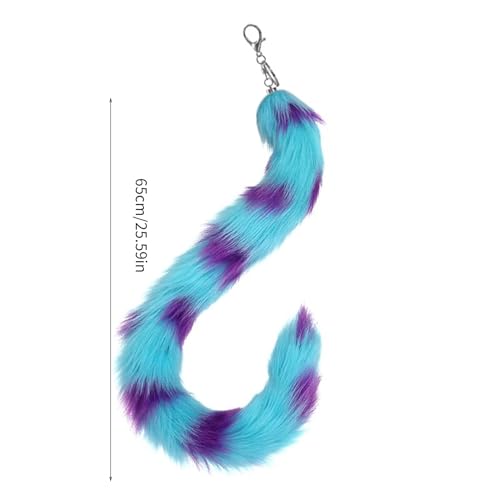 Joli porte-clés en forme de queue en peluche pour offrir - 6
