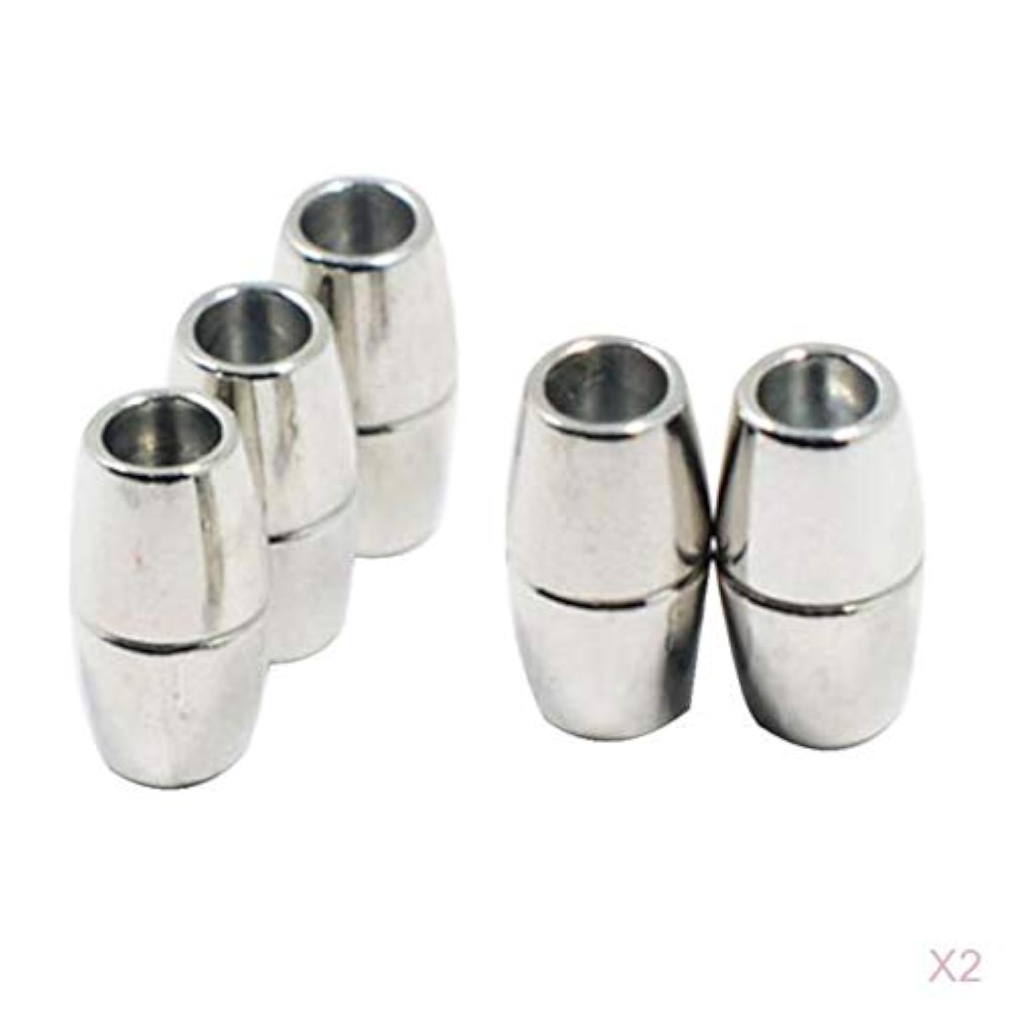 10pcs Round Alloy Magnetic Jewelry Clasps